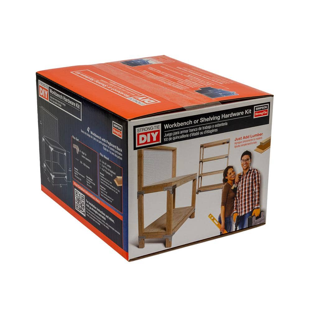 Simpson Strong Tie Wbsk Workbench And Shelving Hardware Kit Wbsk The Home Depot