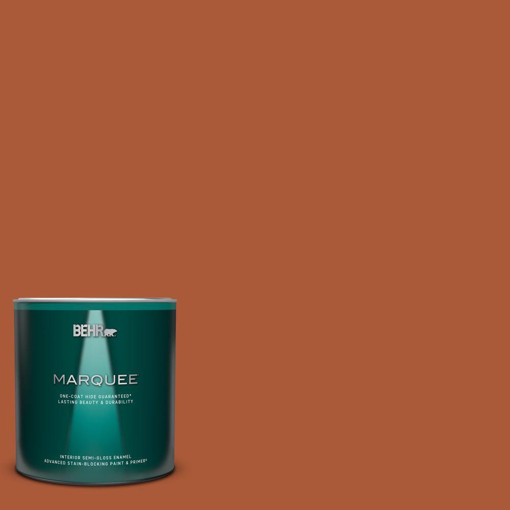 1 qt. #S-H-220 Summer Heat Semi-Gloss Enamel Interior Paint & Primer