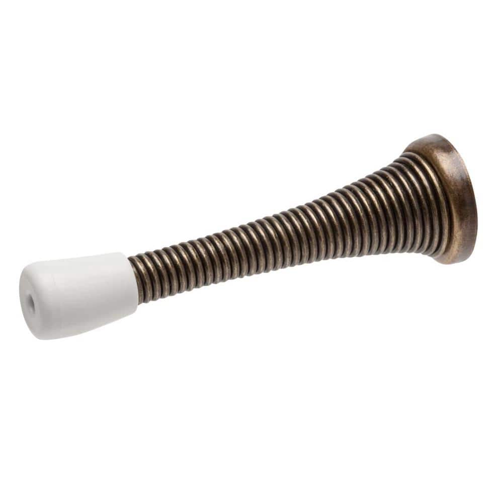 Antique Brass Spring Door Stop