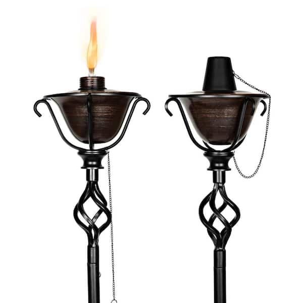 BirdRock Home 2-In-1 Distressed Bronze Torch (Pack of 2)