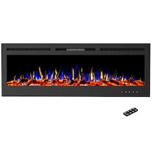 72 in. Electric Fireplace- Wall Mount or Recessed