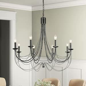 Elijah 8-Light Dimmable Traditional Chandelier