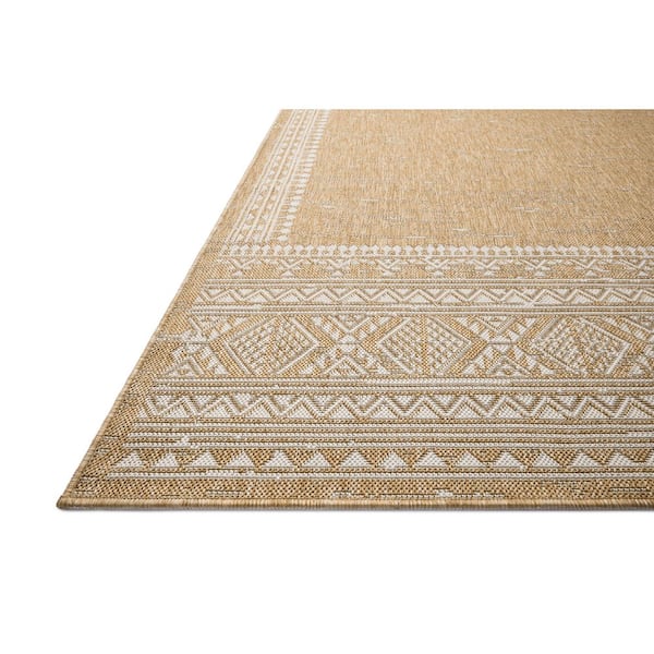 Easton Ivory / Wheat 4 ft. x 6 ft. Indoor/Outdoor Accent Rug