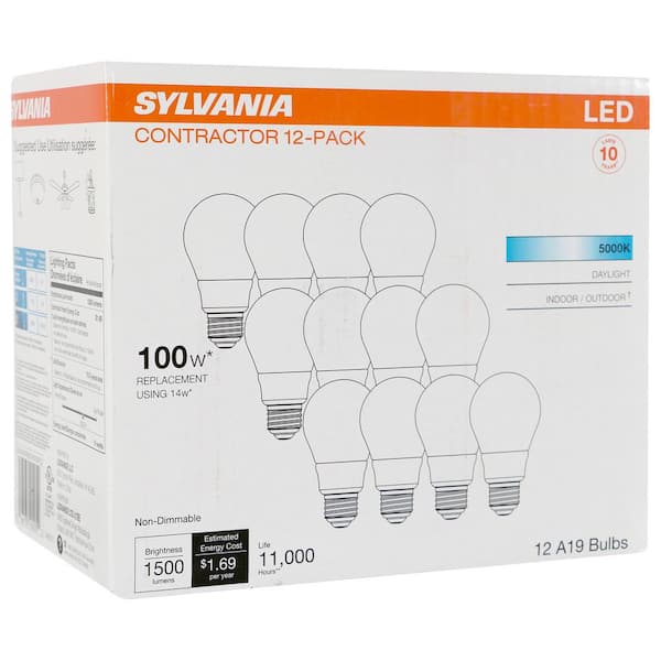 Replacement for 100 Watt Daylight SYLVANIA LED Light Bulb 100W Equivalent 