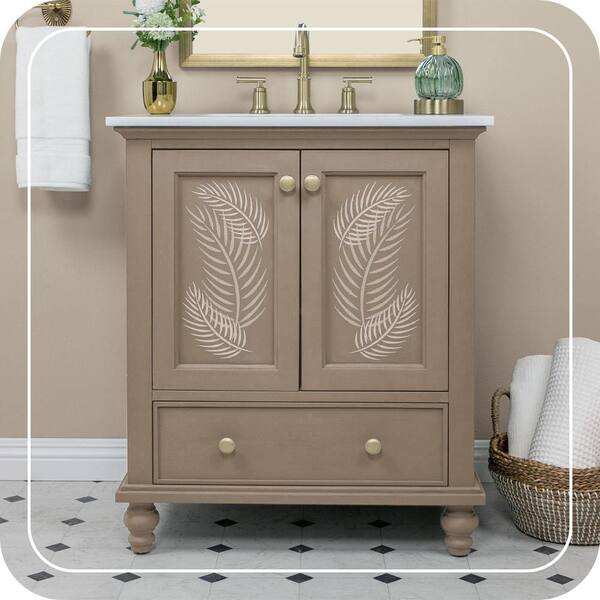 1 qt. #PPU5-05 Coconut Shell Interior Chalk Finish Paint