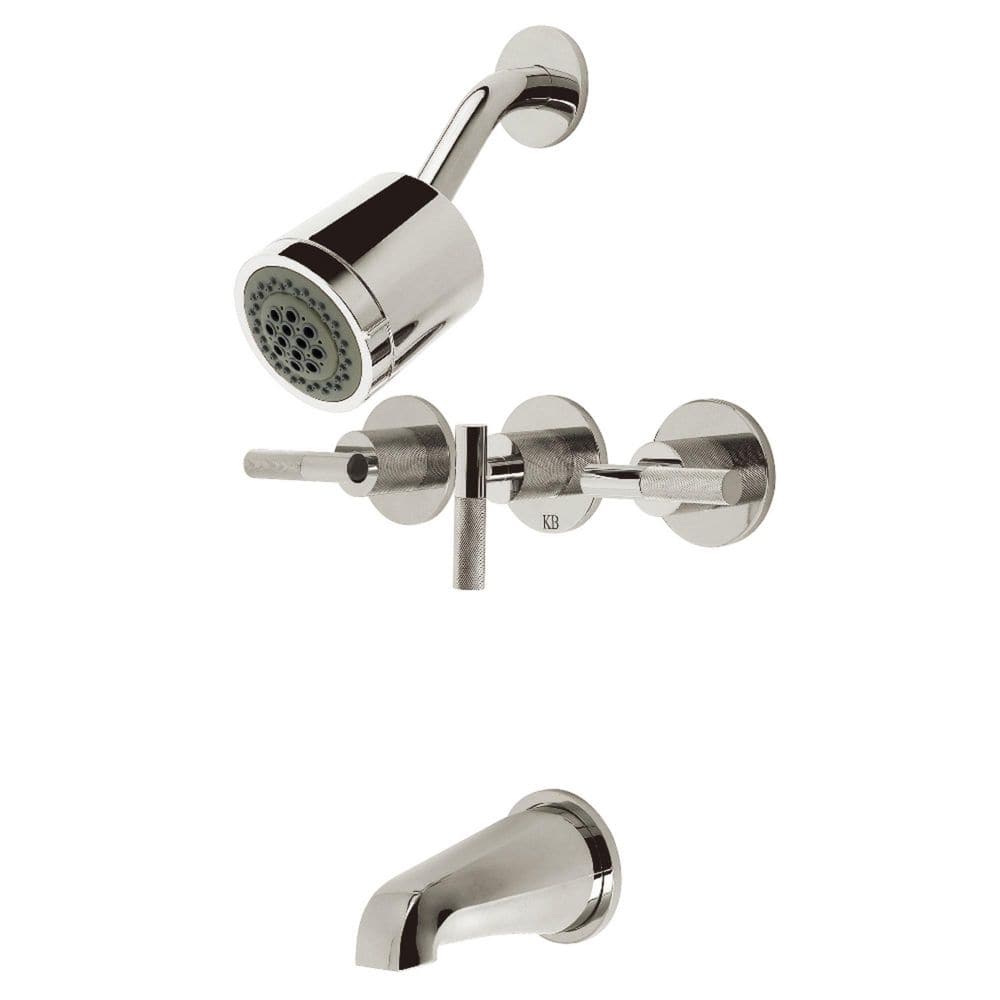 Convergent 3-Handle 2-Spray Tub and Shower Faucet 1.8 GPM in Polished Nickel price history on PriceWatchPro