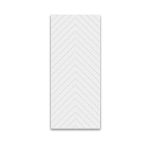 42 in. x 96 in. Hollow Core White Painted Composite MDF Interior Door Slab