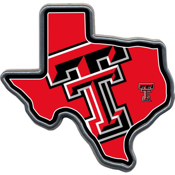 Great American Products Texas Tech Texas Shaped Hitch Cover