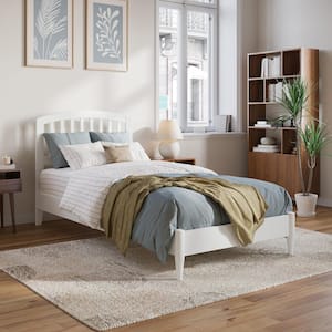 AFI Quincy Light Toffee Natural Bronze Solid Wood Frame Full Low