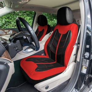Luxurious Leatherette Seat Covers 15 in. x 11 in. x 6 in. Full Set