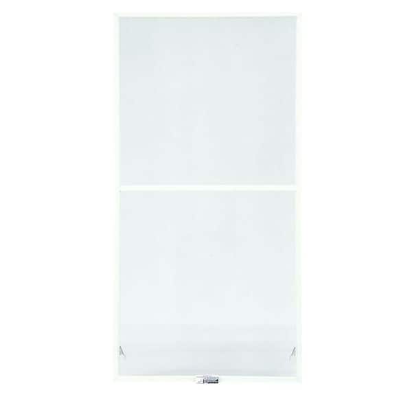 39-7/8 in. x 34-27/32 in. 200 and 400 Series White Aluminum Double-Hung TruScene Window Screen