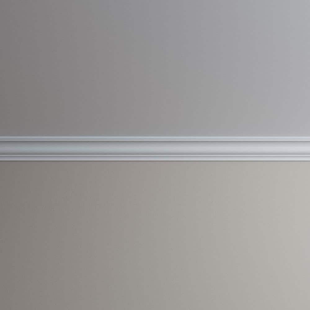 Adeline 96" Gray Polyurethane Crown Moulding