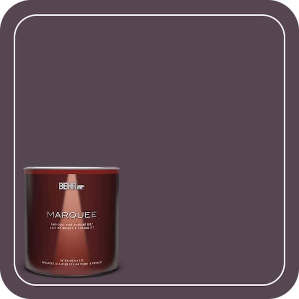 BEHR MARQUEE 1 qt. #680F-7 Baritone Matte Interior Paint & Primer
