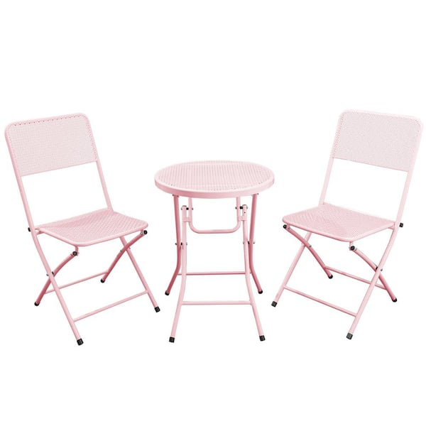 Unbranded 3-Piece Metal Patio Conversation Seating Set