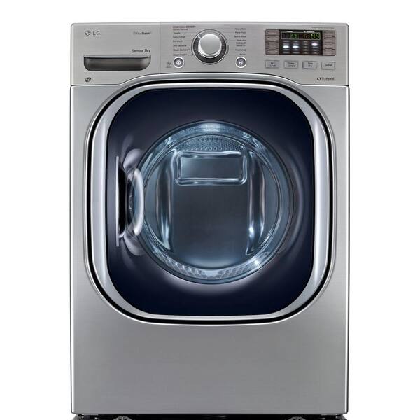 LG 7.3 cu. ft. Electric Dryer with EcoHybrid Heat Pump and Steam in Graphite Steel, ENERGY STAR