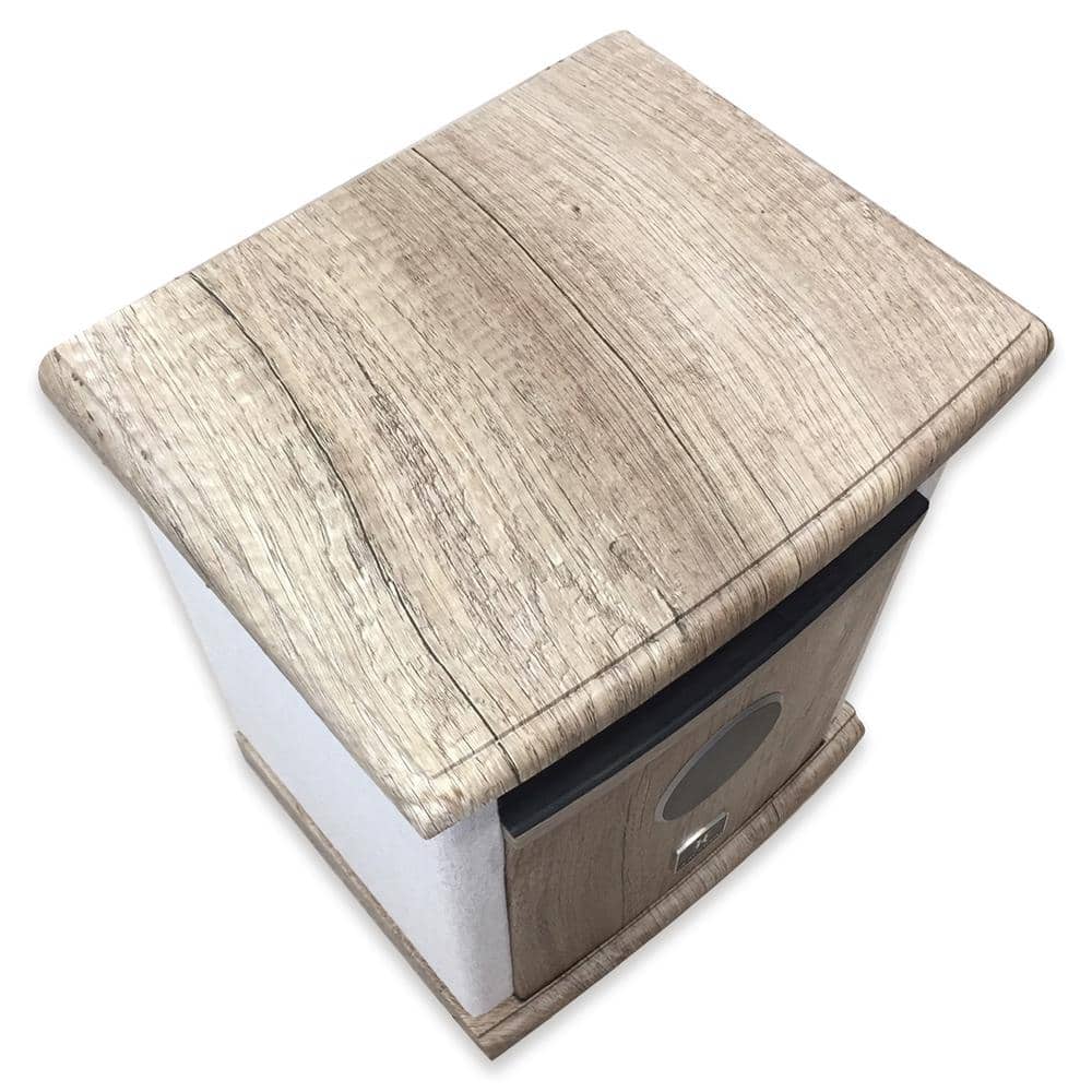 Tan Electric Infrared Convection Space Heater with Thermostat