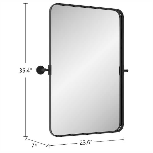 KOHROS 24 in. x 35 in. Rectangle Modern Decoration Wall Mirror