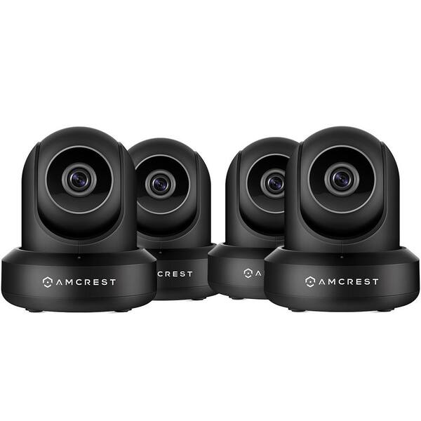 Amcrest ProHD4-Pack ProHD 1080p Wi-Fi/Wireless IP Security Camera, Black (4-Pack)