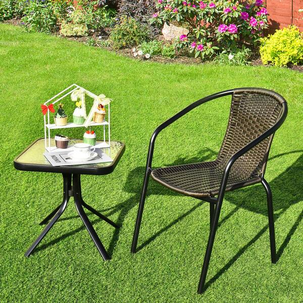 cuba black patio set