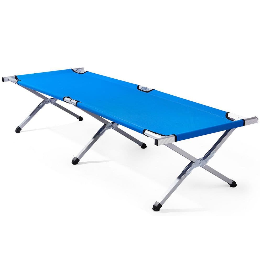 74.8 in. Portable Folding Camping Cot, Blue price history on PriceWatchPro