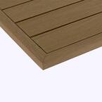 1/12 ft. x 1 ft. Quick Deck Composite Deck Tile Outside Corner Trim in Japanese Cedar (2-Pieces/Box)