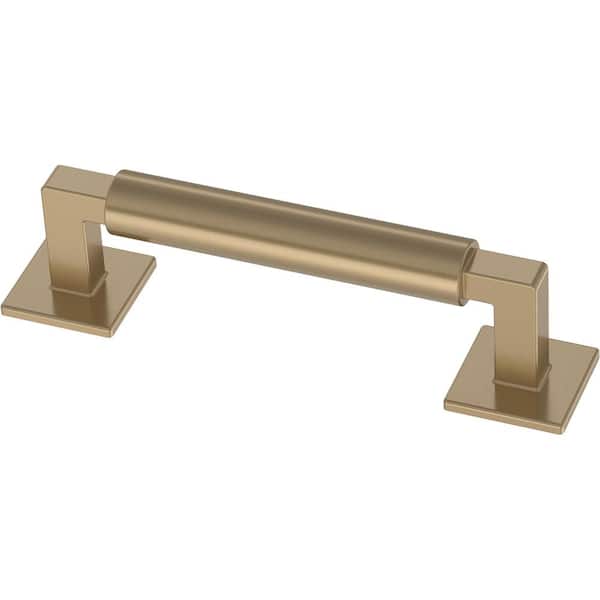 Liberty Modern Post 3-3/4 in. (96 mm) Champagne Bronze Cabinet Drawer Pull