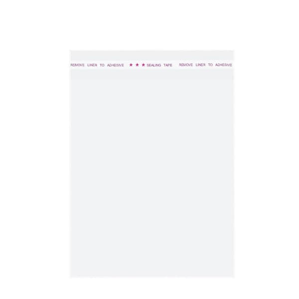 Sacs Cellophane Auto-adhésifs 10x15 Cm - Lot De 300, OPP Alimentaire Transparent
