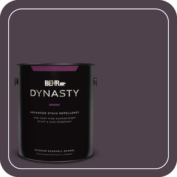 BEHR DYNASTY 1 gal. #T13-10 Plum Orbit Eggshell Enamel Interior Stain-Blocking Paint & Primer