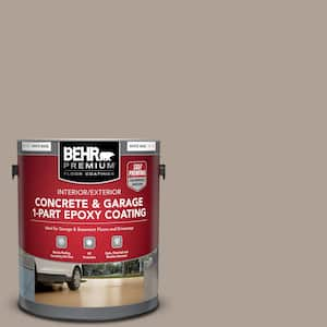 1 gal. #N180-4 Moleskin Self-Priming 1-Part Epoxy Satin Interior/Exterior Concrete and Garage Floor Paint