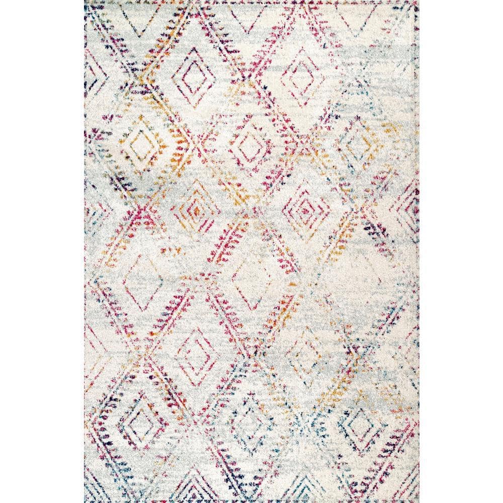 LA Rug TSC-137 6810 6 ft.8 in. x 10 ft. Supreme Numbers & Letters