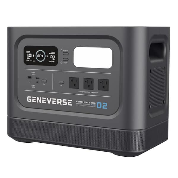  Geneverse 1002Wh (2x2) Solar Generator Bundle: 2X