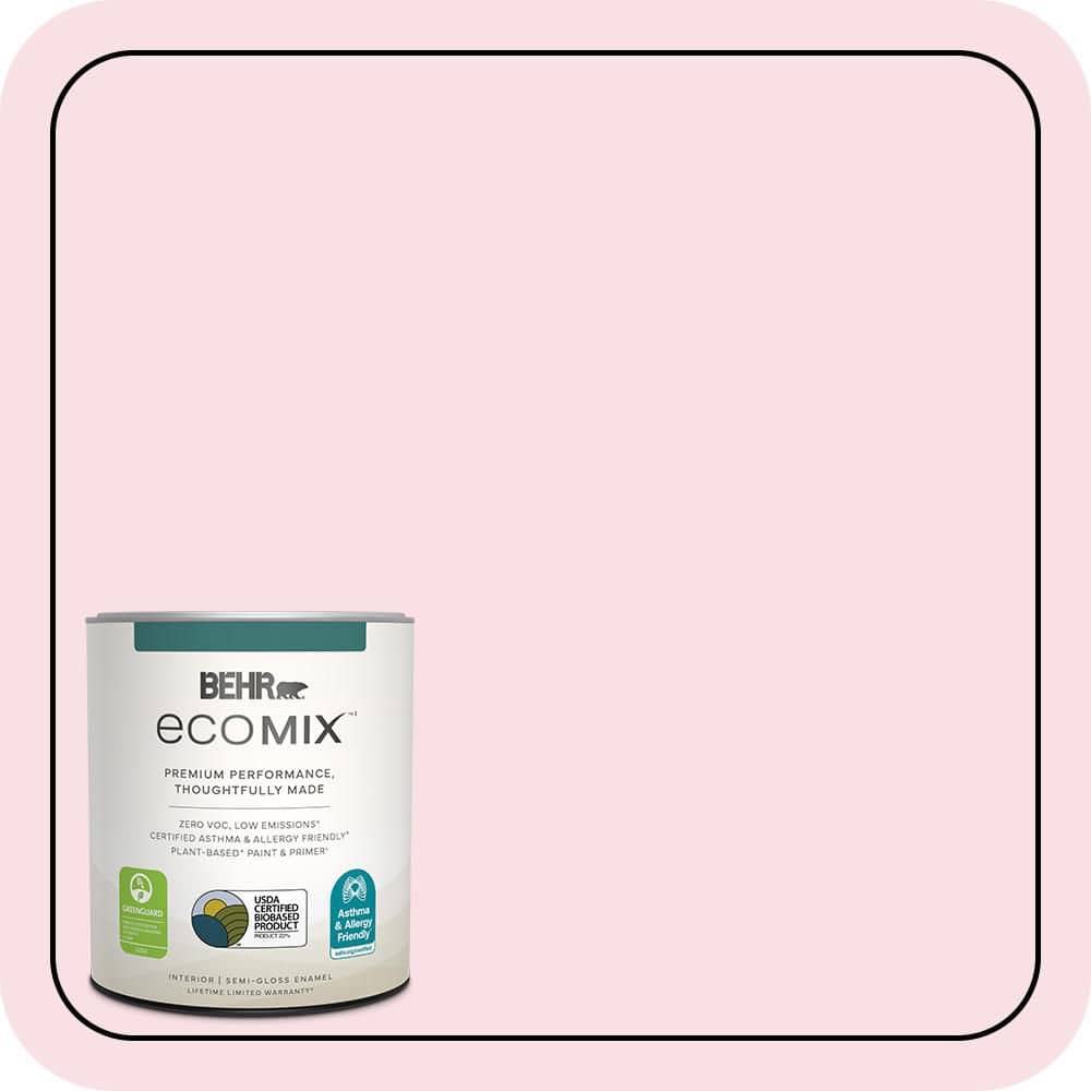 ECOMIX 1 qt. #110A-2 Poetic Princess Semi-Gloss Enamel Plant-Based Interior Paint & Primer price history on PriceWatchPro