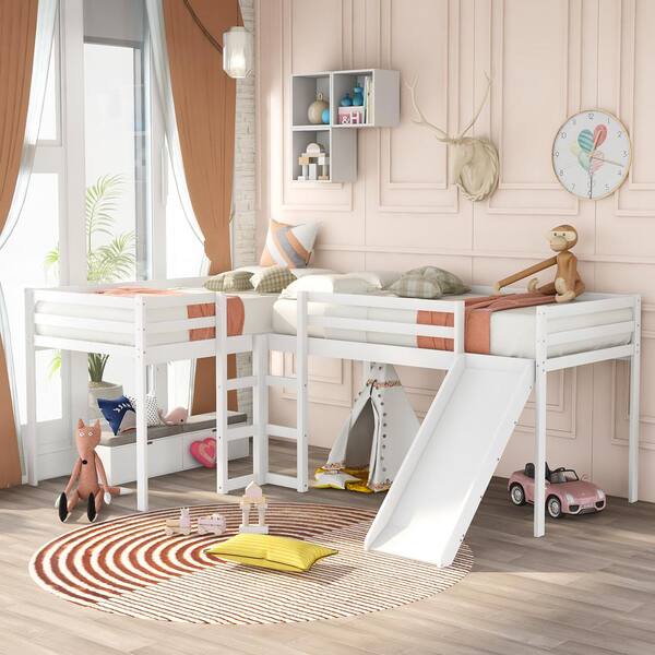 low l shaped bunk beds