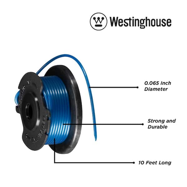 0.065 in. x 20 ft. Replacement Single Line Spool For Bump Feed Electric  String Grass Trimmers/Lawn Edgers