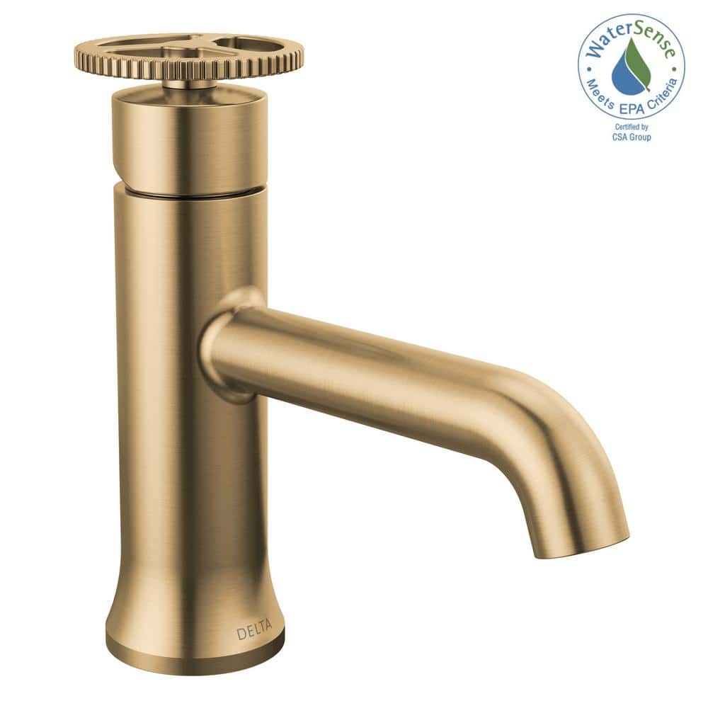 Champagne Bronze Single Handle Modern Bathroom Faucet
