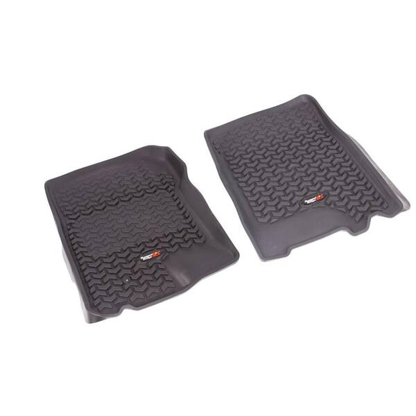 Rugged Ridge Floor Liner Front Pair Black 2002-2003 Ford F150/Expedition