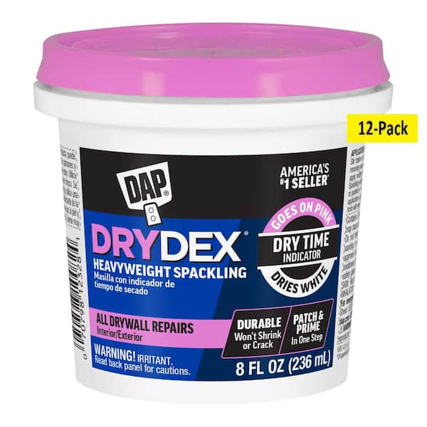 DAP DryDex 8 oz. Dry Time Indicator Spackling Paste (12-Pack)