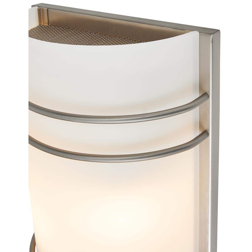 Artemis Brushed Steel Dimmable LED Wall Sconce, Energy Star