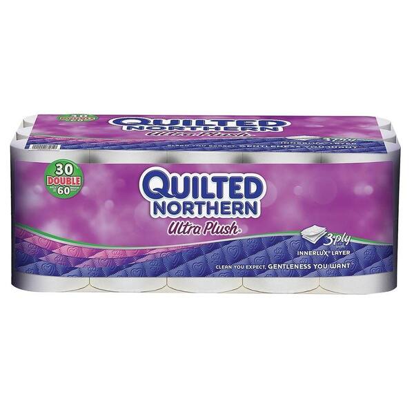 Quilted Northern Plush Bathroom Tissue 3-Ply (30-Pack)
