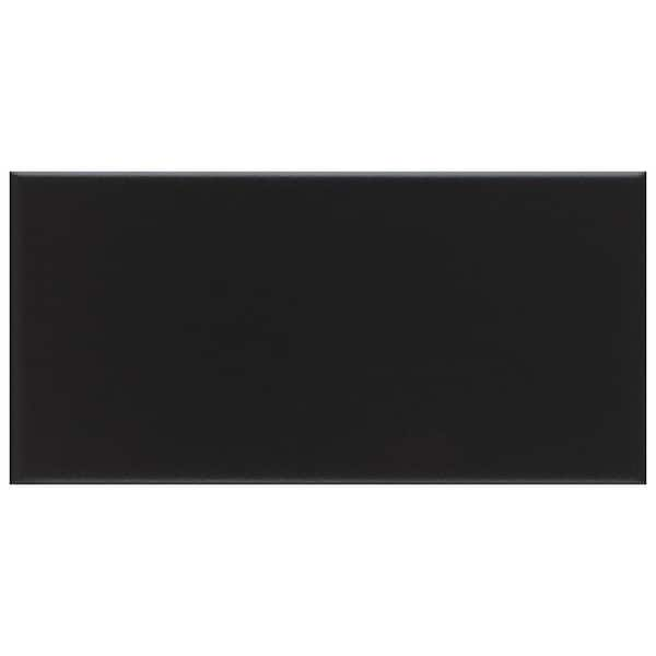 Merola Tile Crown Heights Matte Black 3 in. x 6 in. Ceramic Wall Tile (5.72  sq. ft./Case) WEB3CHMB - The Home Depot