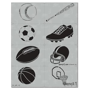 Sports Stencil (8-Pack)