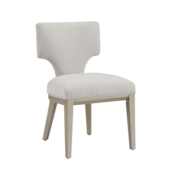 Acme Furniture Kasa Linen and Champagne Finish Side Chair set of 2