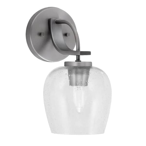 Unbranded Olympia 1-Light Graphite Wall Sconce