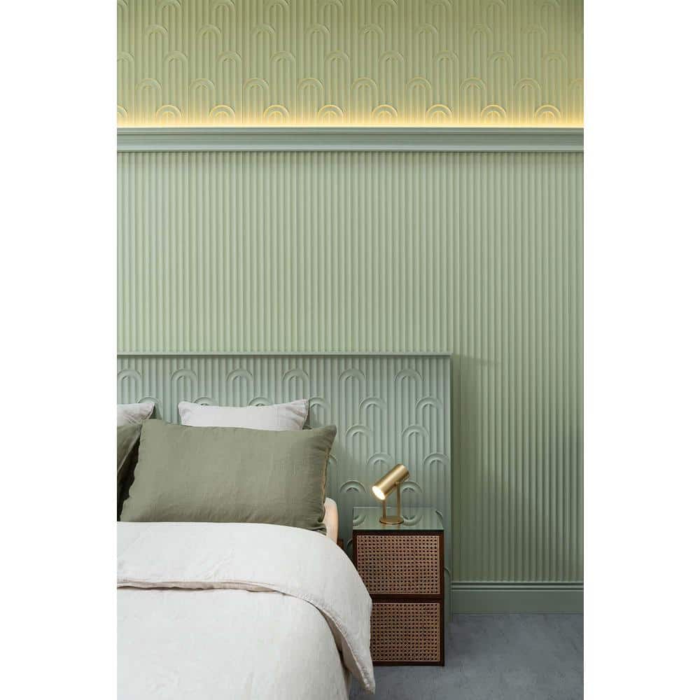 Primed White Polystyrene Panel Moulding 78.75" Length