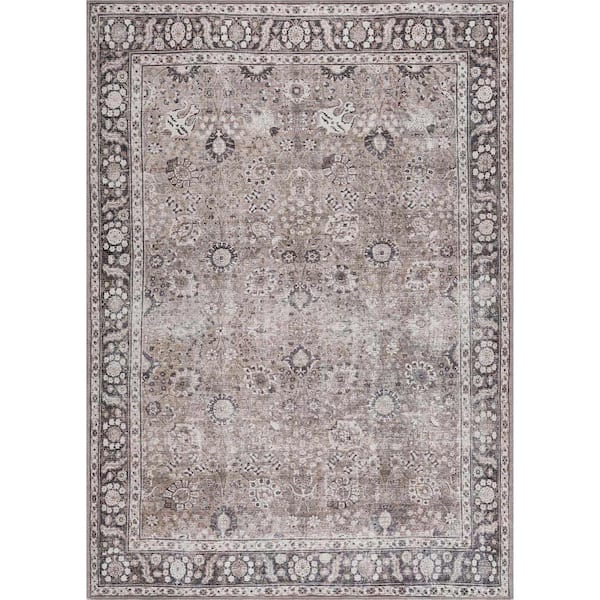 Ganyangan Black/Charcoal/Cream 2 ft. x 3 ft. Area Rug