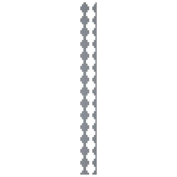 Gypsum 0.125 in. T x 0.33 ft. W x 8 ft. L Bronze Mirror Acrylic Resin Decorative Wall Paneling 15-Pack