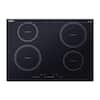 Summit Appliance 30 in. Electric Induction Cooktop in Black with 4 ...