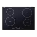 Summit Appliance 12 in. Electric Induction Cooktop in Black with 2 ...