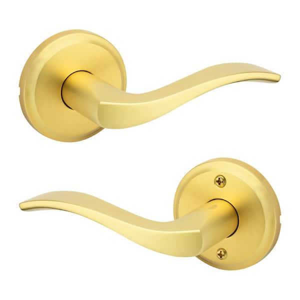 Sedona Satin Brass Hall/Closet Door Handle
