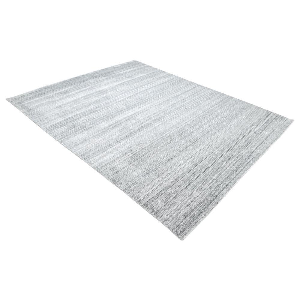 Heather Stripe Hand-Knotted Wool & Viscose 8' x 10' Area Rug